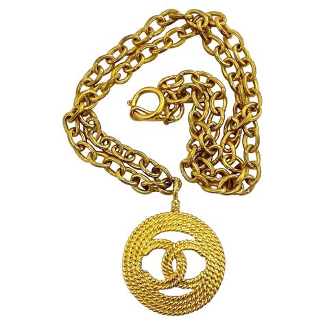 chanel polo vintage chain pendant|Chanel Pendant Necklaces .